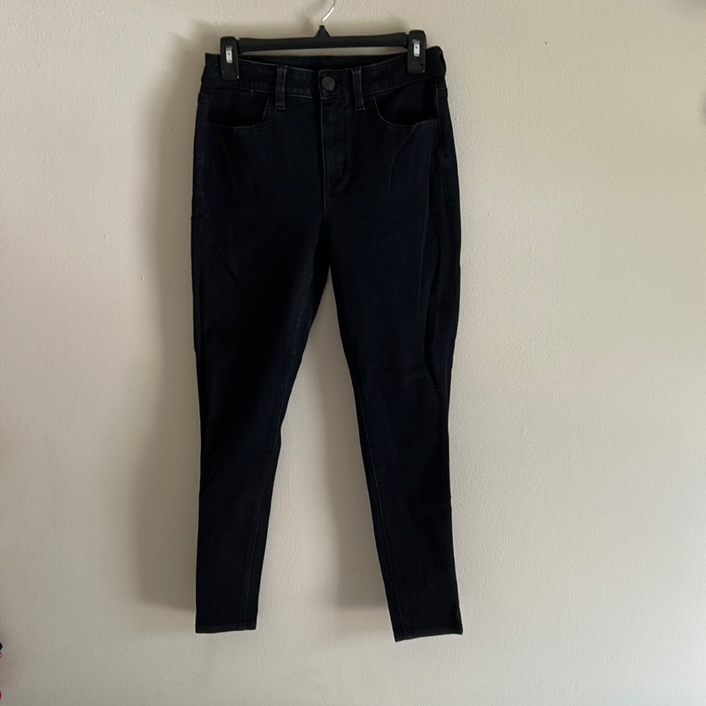 Black American Eagle Skinny Jeans